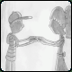 Ness & Paula Touching Fingers Thumbnail